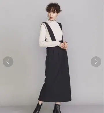 BEAUTY&YOUTH 서스펜더 오버롤 스커트