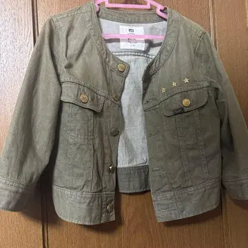 리 노카라 자켓 카키