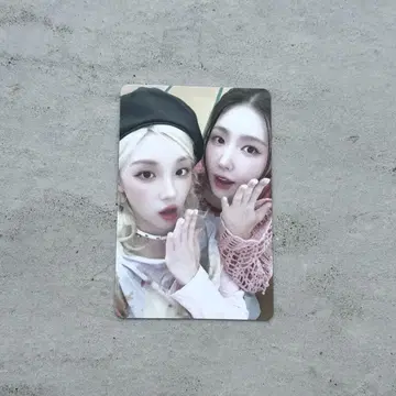 gidle 아이들 고베 회장 한정판 유닛 트레이딩 카드 우기 미연