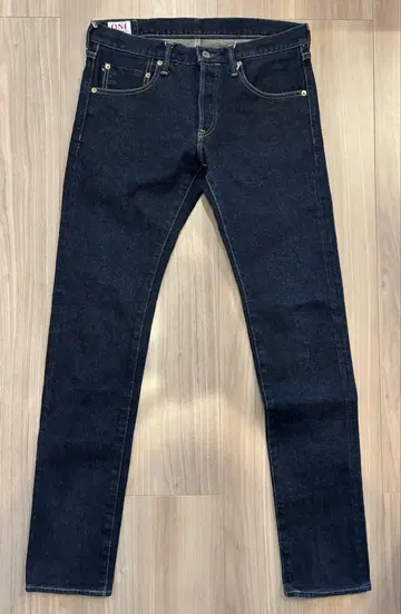 오니 데님 릴랙스 테이퍼드 15oz 스트레치 데님 122S
