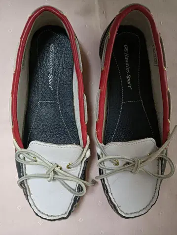 Hawkins Sport 로퍼 화이트/블랙/레드