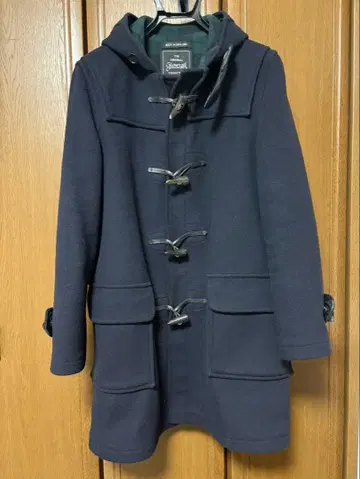 Gloverall 네이비 더플 코트