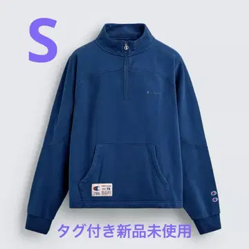 champion x ZARA 지퍼 넥 스웨트 셔츠