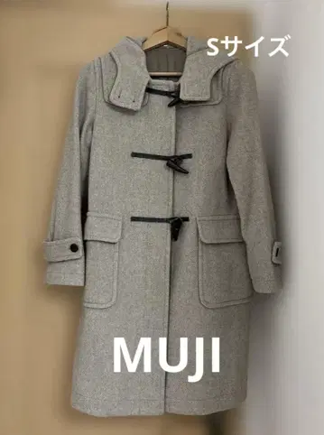 MUJI 더플 코트 후드 부착 S 사이즈 베이지