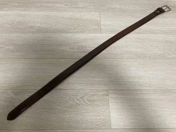 GENUINE SHELL CORDOVAN 코도반 벨트/다크 브라운