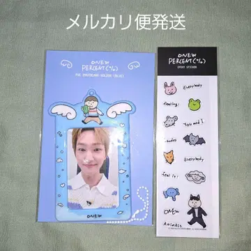 ONEW 온유 PVC 프로토 카드 홀더 스티커 팝업