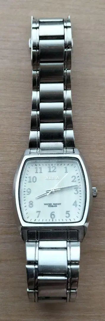 ALBA 스테인리스 스틸 쿼츠 손목시계