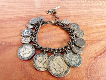 앤티크 코인 참 팔찌