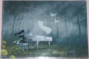FLOWERS A4 클리어 파일 Innocent Grey