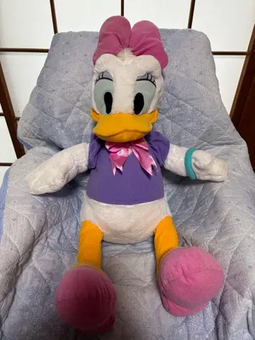 데이지 덕 봉제 인형 특대형 택 포함 미사용 새상품 기가점보 리본