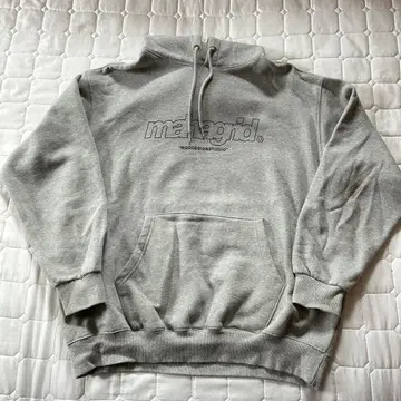 mahagrid. 그레이 후드 맨투맨