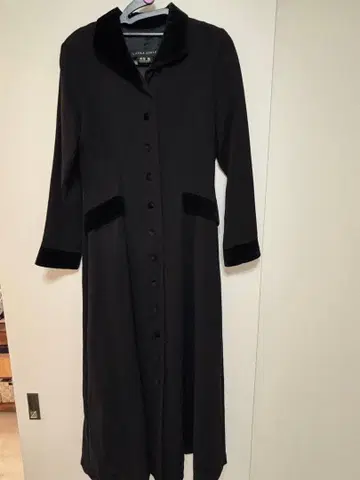LAURA ASHLEY 블랙 롱 원피스 일본 사이즈 9