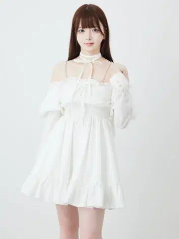 오프숄더 원피스 앙크루즈 M