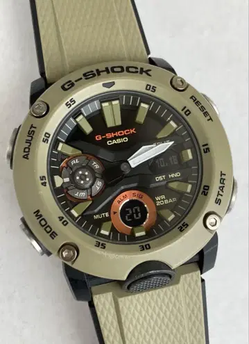 G-SHOCK GA-2000-5AJF 카본 코어 가드 아날로그 베이지
