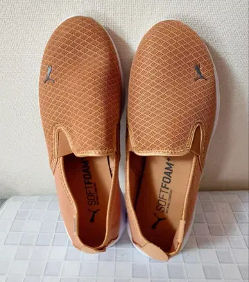 PUMA SOFTFOAM 슬립온 오렌지
