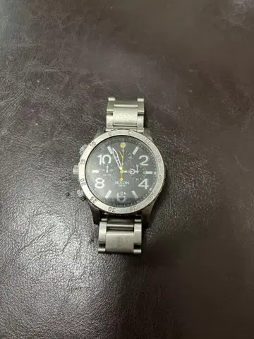 NIXON 크로노그래프 시계 블랙 y2k