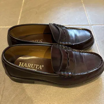 HARUTA 다크 브라운 로퍼