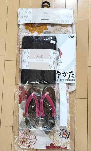 dita 유카타 세트 여울의 동백