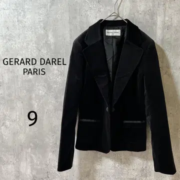 4349 [ GERARD DAREL ] 벨로아 테일러드 자켓 블랙 M