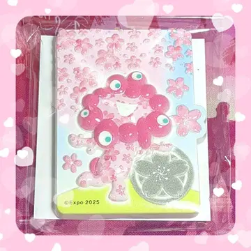 오사카 간사이 만박 EXPO2025 미야쿠미야쿠 벚꽃 마그넷 핑크