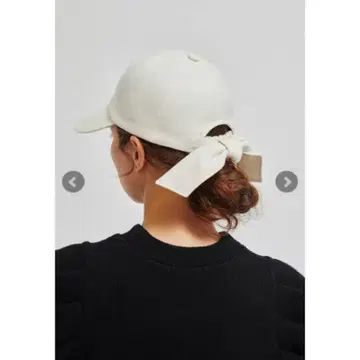 새상품급 yori 리본 울 캡