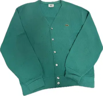 Lacoste 80s 가디건 에메랄드 그린