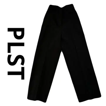 새상품급 PLST 플라스테 캐주얼 팬츠 스트레이트 팬츠 블랙 블랙