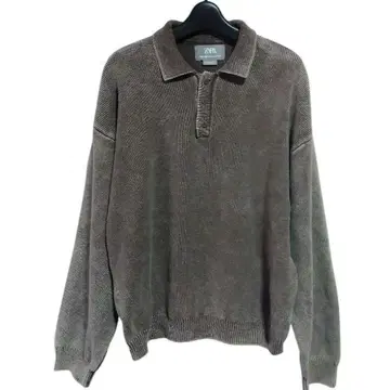 컨디션 최상 ZARA 자라 코튼 니트 스웨터 남성용 US M