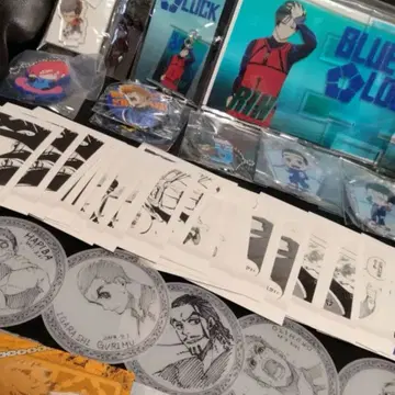 블루 록 굿즈 여러 가지 세트 묶음 판매 40점 이상 세트 익명 배송
