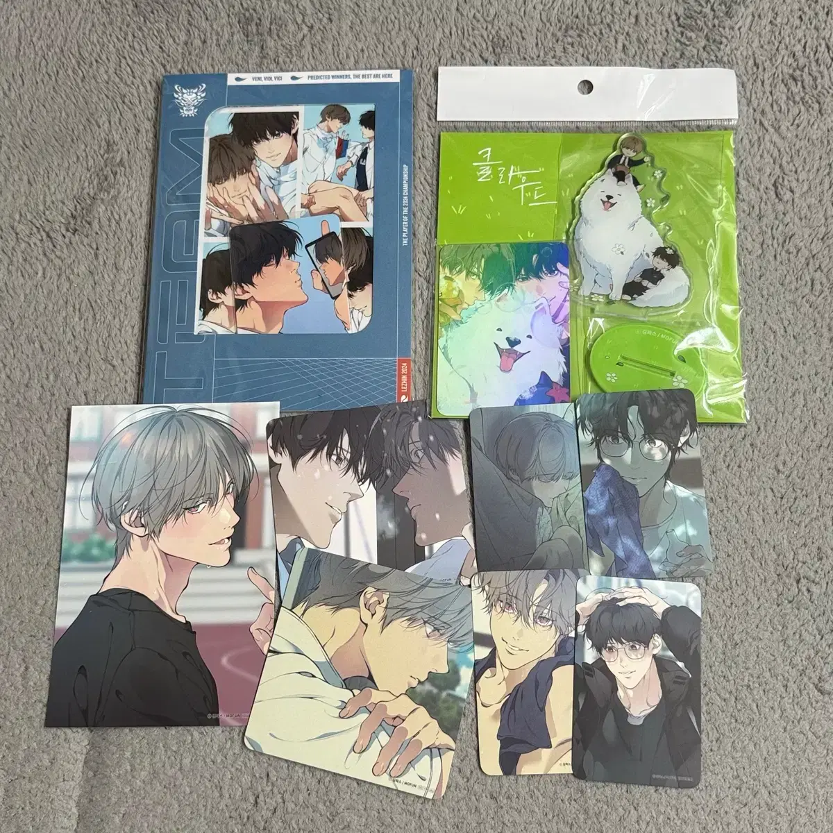 Resin Comics Cloud Team Resin Film Package, MoFun Collaboration Cafe Goods Bulk WTS