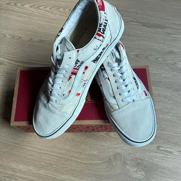 화이트 vans 스니커즈