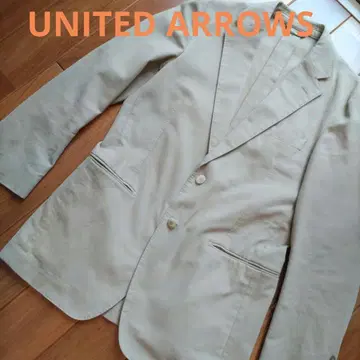 유나이티드 애로우즈 테일러드 자켓 M 베이지 남성용 2버튼 브라운