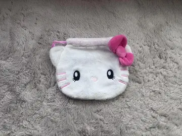 헬로키티 복조리 페이스 파우치 수납함 USJ 한정판