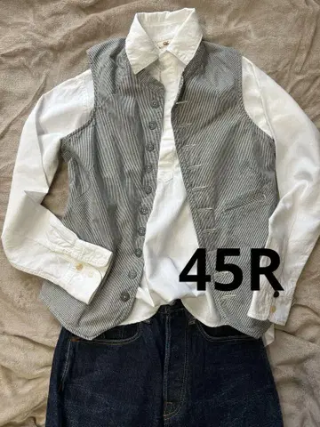 45R 스트라이프 베스트