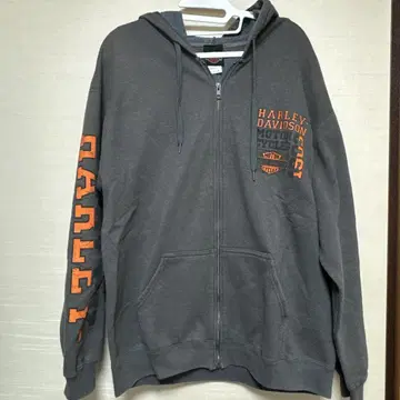 HARLEY-DAVIDSON 그레이 후드티