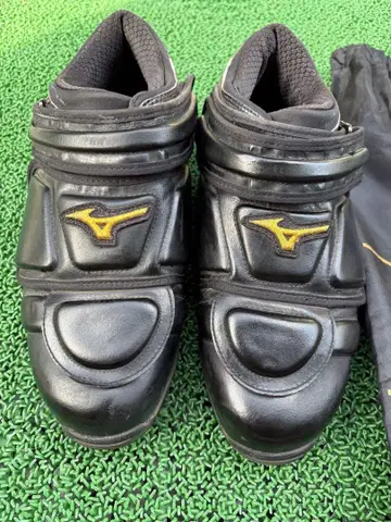 미즈노 야구 심판 신발 (포수 심판 신발) 미즈노 프로 신발 주머니 포함