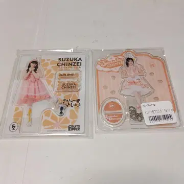 FRUITSZIPPER 진세이 스즈카 아크릴 스탠드 와타카와 파라 2점
