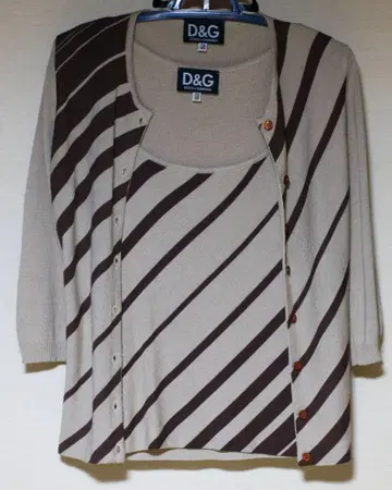 [세트 판매] D&G 스트라이프 가디건 탱크탑 26/40