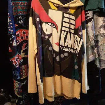 KANSY YAMAMOTO 아트 후드티