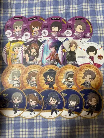 SideM 애니카페 코스터 사치히로 소이치로 아스란 마키오 사키