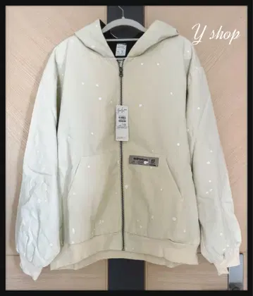 WHO'S WHO gallery 덕 후드 지퍼 블루종