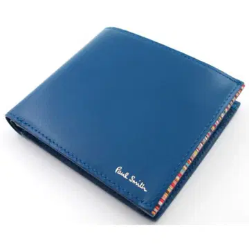 박스 없음 특가 미사용품 박스 없음 폴스미스 접이식 지갑 블루