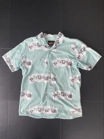 butter goods bluenote 올 패턴 셔츠 M 사이즈