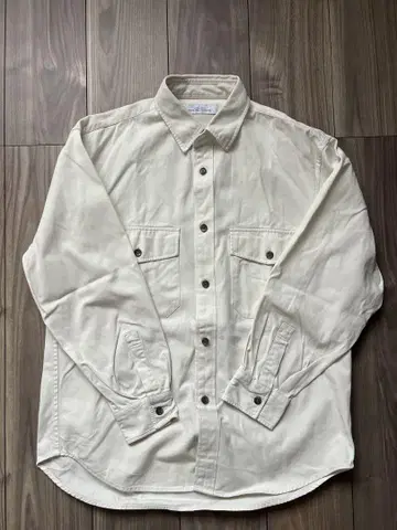 GREEN LABEL RELAXING 긴팔 셔츠 S 아이보리