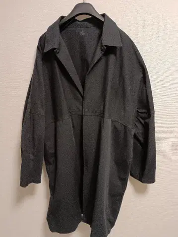 MUJI LABO 블랙 스텐카라 코트 XL