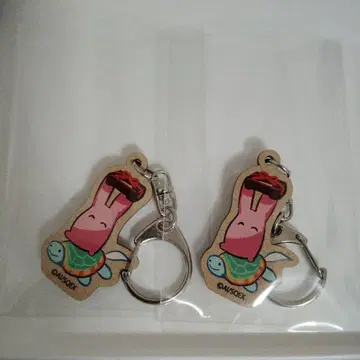 지박소년 하나코 군 트레이딩 우드 키링 10주년 못케