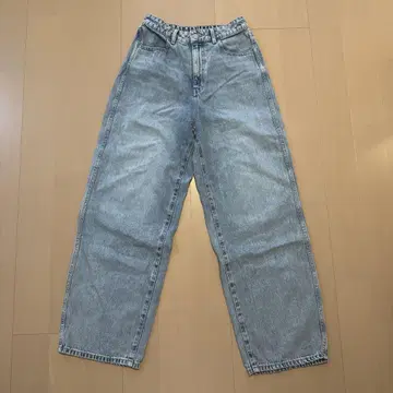 글로벌 워크 GOOD 데님 배기 팬츠 L 새상품급