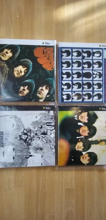 새상품급 The Beatles 종이 자켓 CD 4장 세트