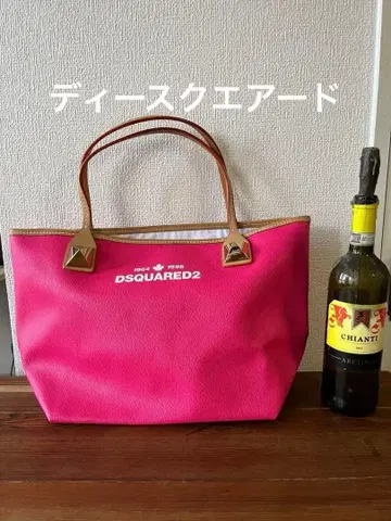 DSQUARED2 핑크 토트백