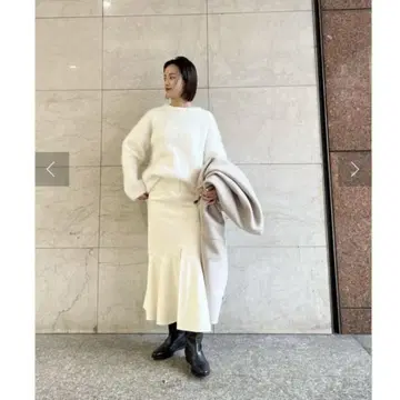 윔 가젯 스트레치 머메이드 스커트